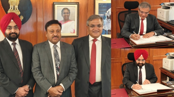 Election commissioners Gyanesh Kumar and S S Sandhu take charge and Lok Sabha election date will be announced tomorrow