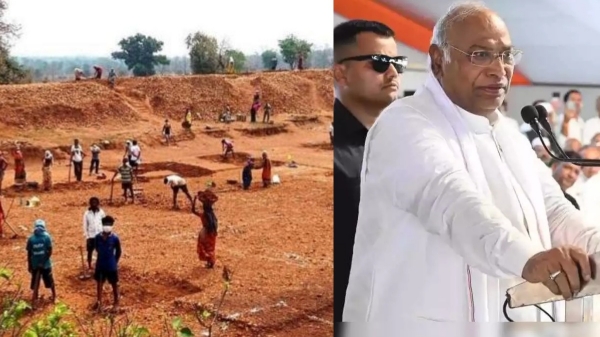 Congress election promise that if Congress comes to power the wages of MGNREGA scheme will be increased to Rs 400