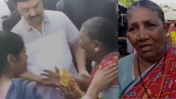 Tamil Nadu CM MK Stalin campaigned in Tuticorin Market and Kanimozhi consoled the old woman in Thoothukudi Market
