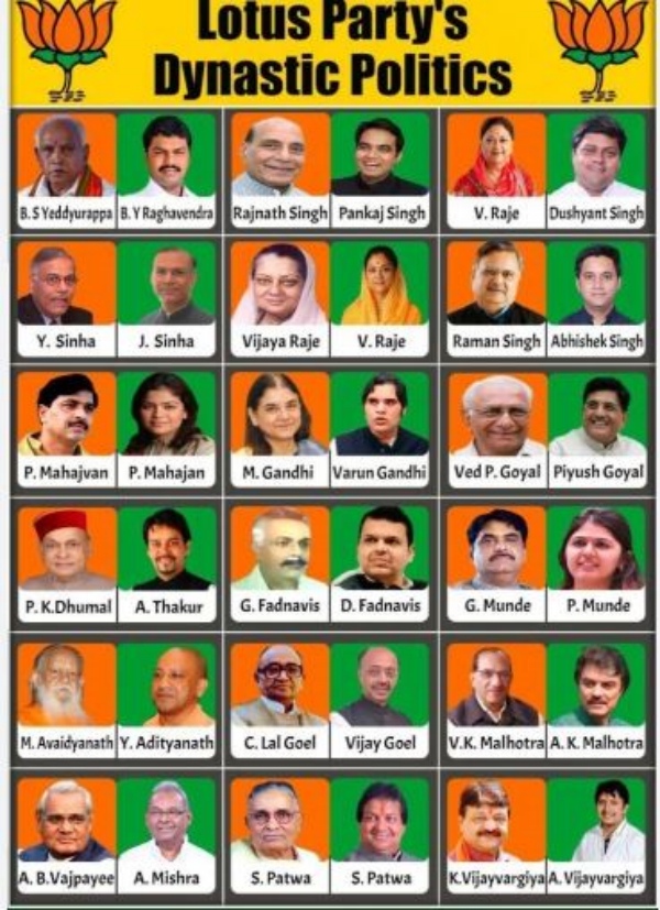 Dynastic Succession politics in BJP