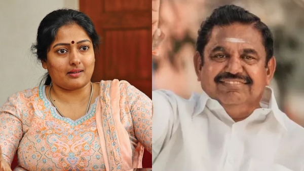 Edappadi Palanisamy appointed Actress Gayathri Raghuram as AIADMK Women s wing deputy secretary