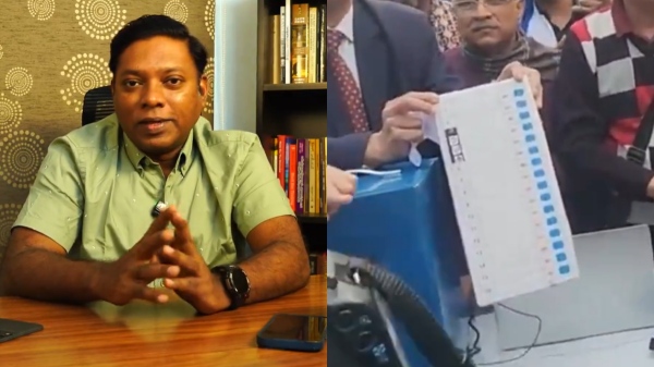 EVM s biggest problem in not hacking but the verifiability says Congress sasikanth senthil