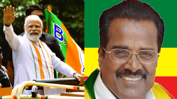 Best Ramasamy has announced that the Kongunadu Munnetra Kazhagam will support the BJP