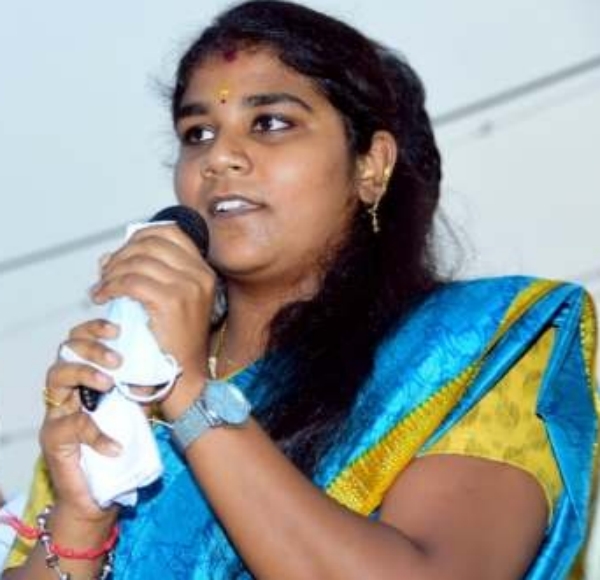 Kaduvetti guru daughter Virudhambigai angry against PMK alliance with BJP