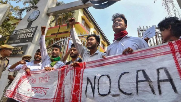 Protest against Citizenship Amendment Act intensifies in Assam