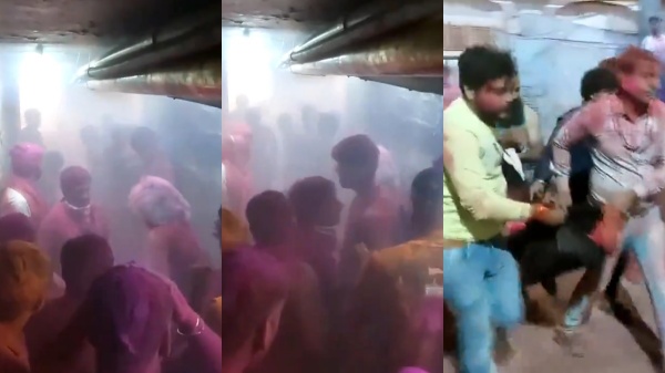 Horrific fire breaks out at Ujjain Mahakaleshwar temple in Madhya Pradesh on Holi festival today