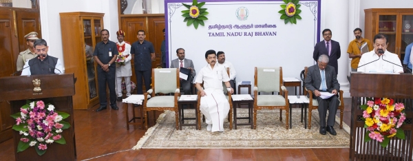 DMK Ponmudi become Higher Education department Minister again and Governor induced him in state cabinet