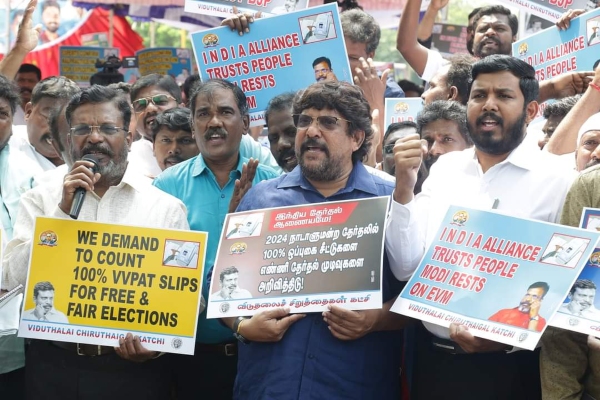 VCK 5 1 in AIADMK alliance Aloor Shahnawaz open talk