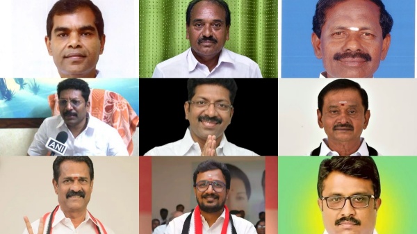 What is the background of 33 AIADMK candidates
