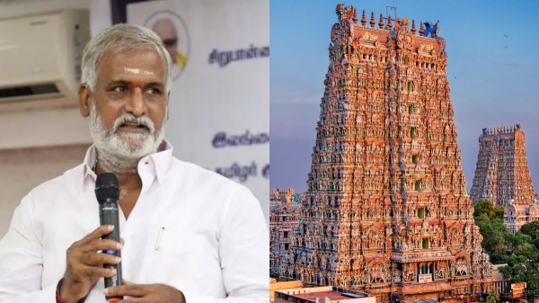 PK Sekar babu announces HRCE gives buttermilk for devotees coming for Temple