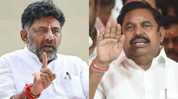 Edappadi Palaniswami condemns Karnataka Dy CM DK Shivakumar on Mekedatu Dam