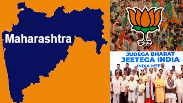 Congress and India ally gives Tough Fight To BJP n Maharashtra as per ABP-Cvoter Opinion Poll Congress and India ally gives Tough Fight To BJP n Maharashtra as per ABP-Cvoter Opinion Poll