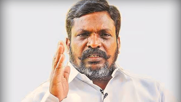 We are in the DMK alliance says VCK Thirumavalavan