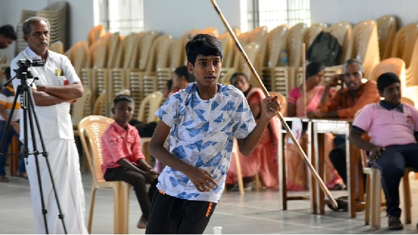 USA World Record Board Certificate for Madurai boy who excelled in Silambam 