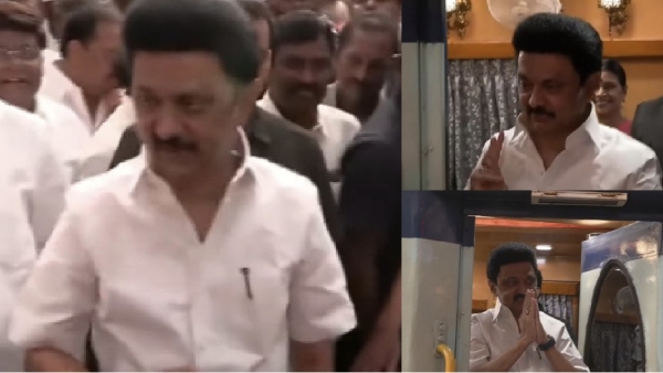 CM Stalin leaves for mayiladuthurai by train from chennai