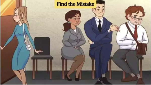 There is a mistake in the given optical illusion picture If you find it in 7 seconds then you are great There is a mistake in the given optical illusion picture If you find it in 7 seconds then you are great
