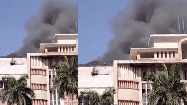 A terrible fire has broken out in the Madhya Pradesh Chief Secretariat