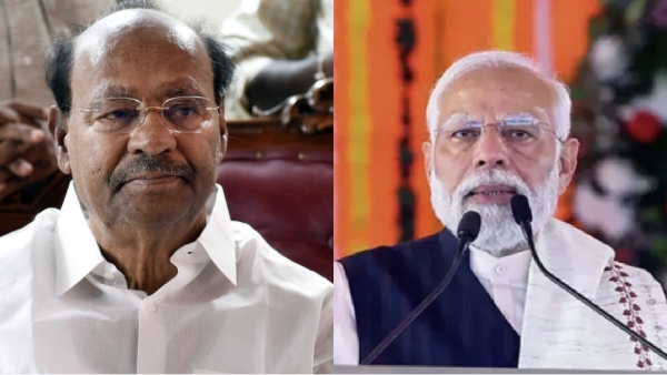 PMK founder Ramadoss attends Salem BJP rally attended by PM Modi