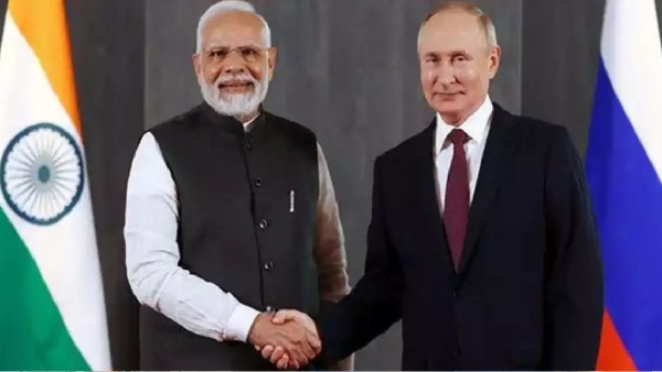 Modi congratulates Putin who won the election and was re-elected as the President of Russia