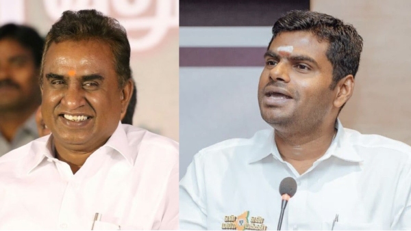 S P Velumani says that there is competition between admk and dmk only