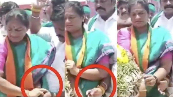 BJP given seat to pon balaganapathy who was accused of sexually harassing Sasikala Pushpa