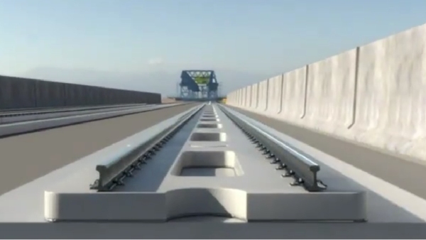 Railway Minister share video of India s first Ballastless track system for bullet train project