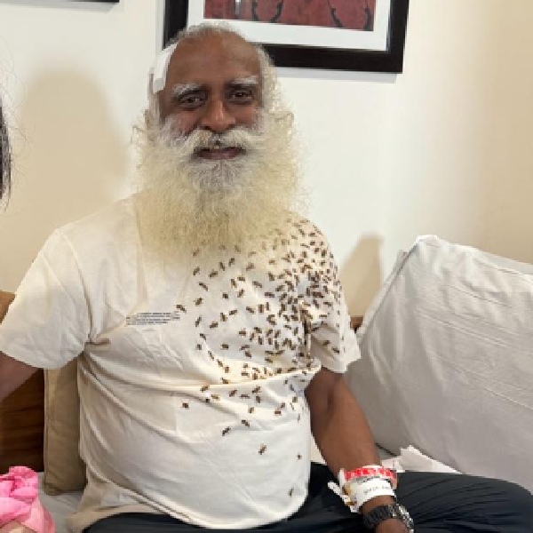 Sadhguru Jaggi Vasudev discharged from hospital in Delhi after Emergency Brain Surgery Sadhguru Jaggi Vasudev discharged from hospital in Delhi after Emergency Brain Surgery