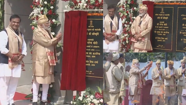 The Prime Minister will lay the foundation stone for projects worth Rs 18 000 crore in Assam today