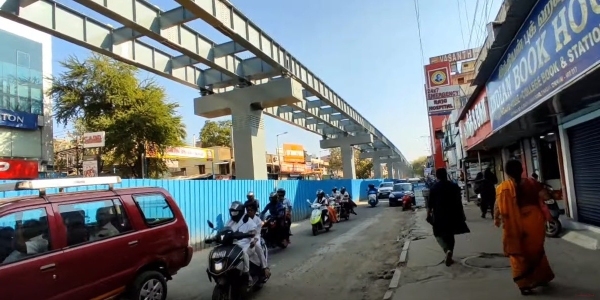 Happy update about the first steel bridge in the T Nagar Chennai Let s go in five minutes