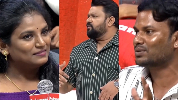 Vijay TV Neeya Nana Gopinath asked a question about brother-sister affection Netizens reaction