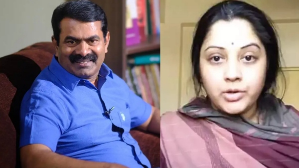 Actress Vijayalakshmi releases new video by calling Seeman mama