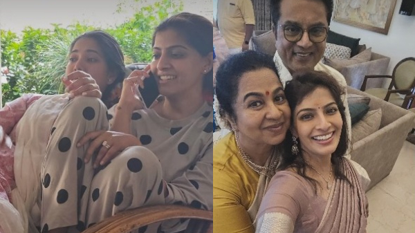 Actress Radhika has post with their photos on Varalakshmi s birthday