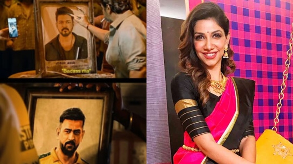 actor Vijay s fans irked VJ Bhavana release the command Dhoni in Leo style