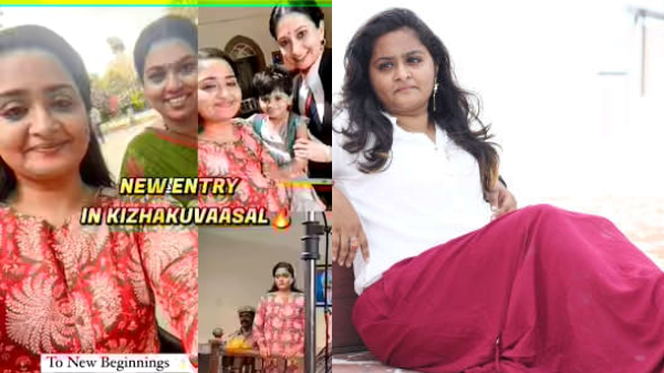 kizhakku vasal Serial Actress Prakarshitha her debut in the main character in this serial