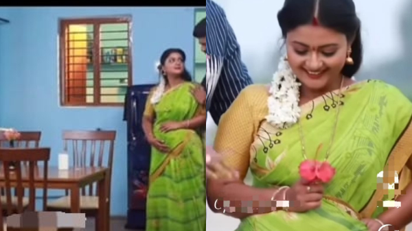 Siragadikka aasai serial Meena is pregnant photos