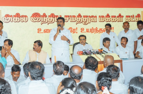 Netizens are trolling the video of Sarathkumar criticizing BJP