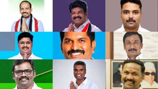 What is the background of 33 AIADMK candidates