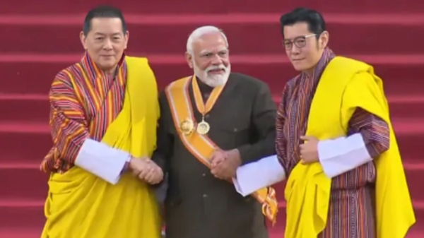 PM Modi receives Bhutan s highest honour award Order of the Druk Gyalpo award PM Modi receives Bhutan s highest honour award Order of the Druk Gyalpo award