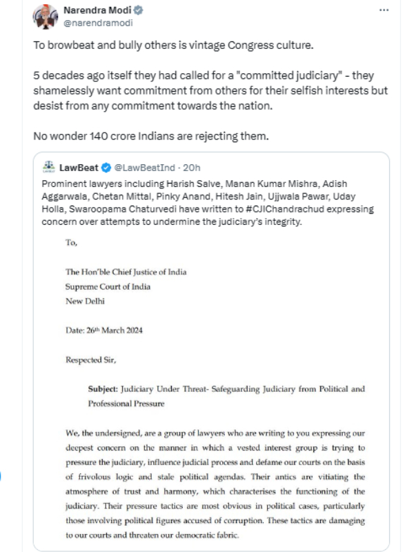 Threats to India s judiciary- 600 lawyers write to CJI Chandrachud