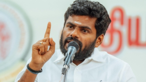 Opposition condemns that Annamalai compared hindi imposition protest with teared slipper Opposition condemns that Annamalai compared hindi imposition protest with teared slipper