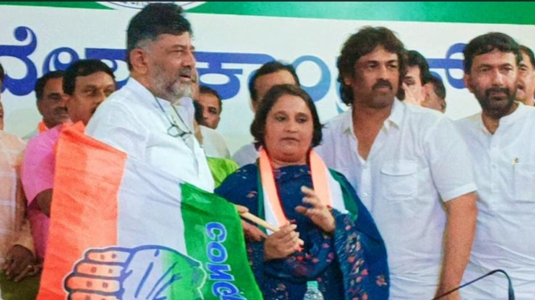 Is Shivamogga Congress candidate Geetha shivarajkumar will win Sitting BJP MP Raghavendra who is son of Yediyurappa
