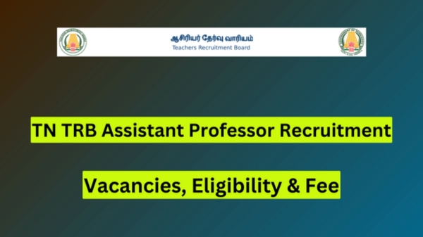 Assistant Professor in Tamil Nadu Government Arts Colleges exam apply immediately