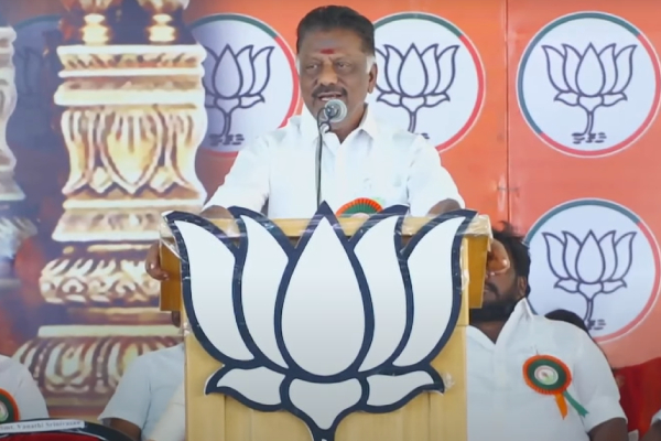 Lok Sabha Polls 2024 O Panneerselvam Speech BJP Public Meeting in Salem Today