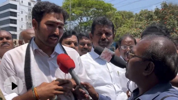 Just 8 Rupees in my wife account says South Chennai ADMK lok sabha candidate jayavardhan