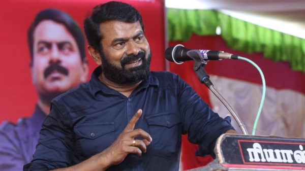 Seeman reveals his Sons studied in English Medium Schools
