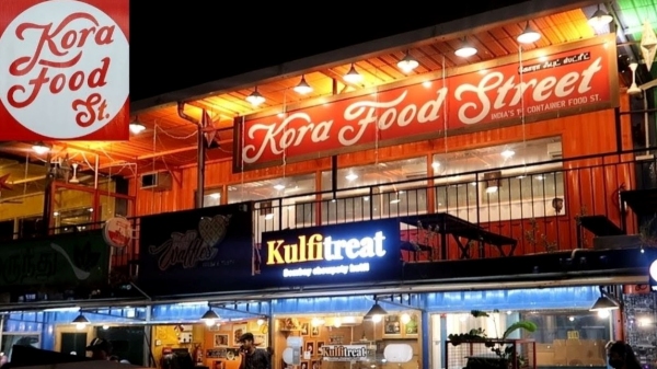 Fire accident at Kora Street food in Chennai Annanagar Fire accident at Kora Street food in Chennai Annanagar