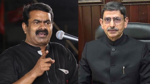 Seeman condemns Tamil Nadu governor Ravi for his comment on Ayya Vaikundar