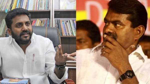 Annan Seeman s house rent is 3 lakhs Tweet posted by DMK student leader Rajiv Gandhi