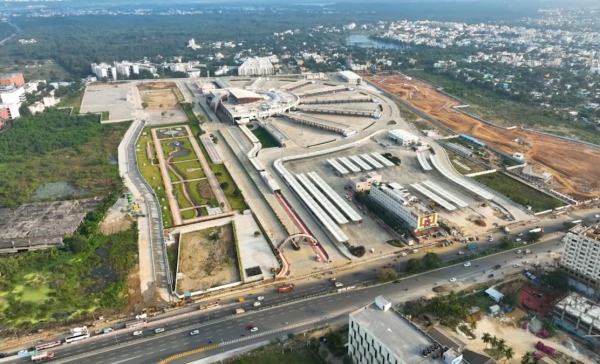 Kilambakkam Skywalk Bridge Boomi Pooja today begins project