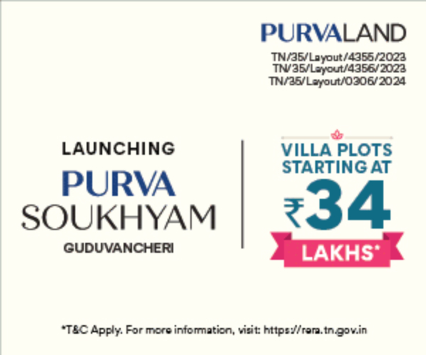 In chennai Purvaland s purva soukhyam plots at guduvancheri starting prize from Rs 35 lakhs
